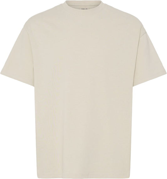Solid Wellerton T-Shirt Oatmeal – produktbilde 2