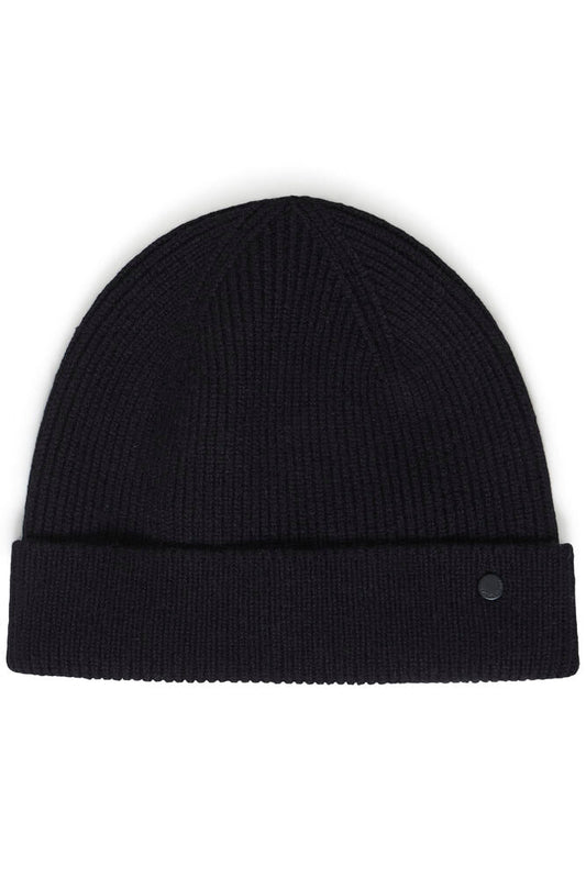 Casual Friday Teodor Rib Beanie Black – front