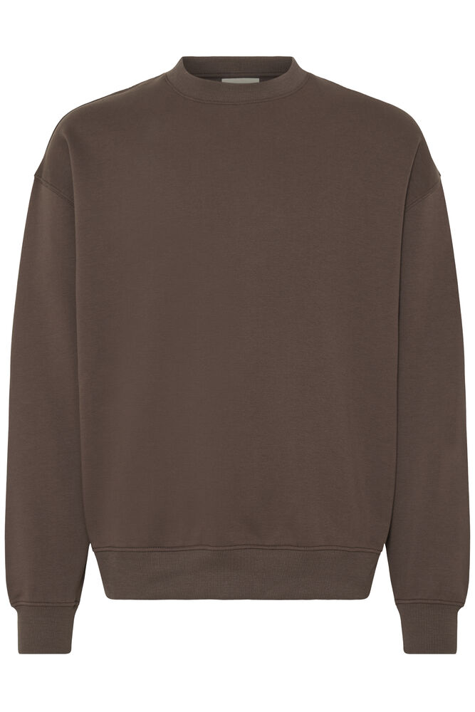 Solid Wakefield Crew Neck Bracken – front